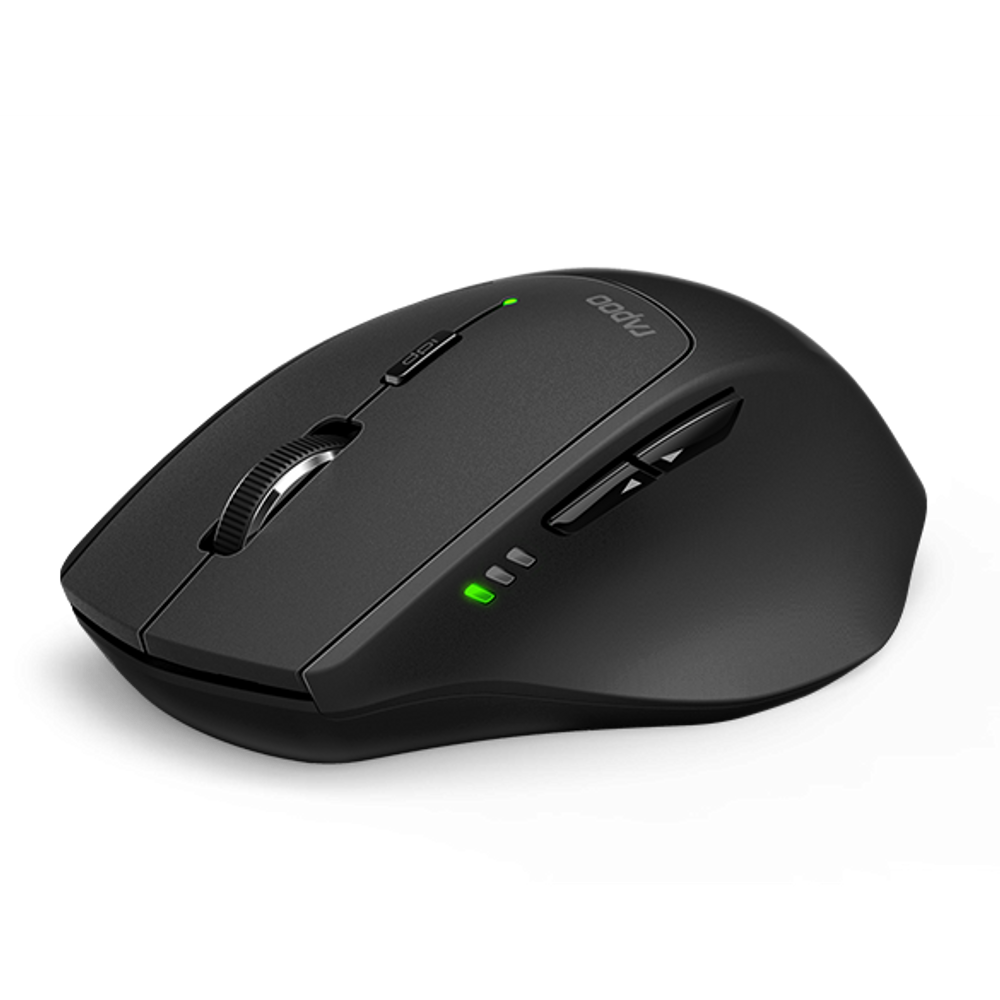 RAPOO-MT550 - Rapoo MT550 multi-mode Wireless Optical Mouse black Switch between Bluetooth 3.0, 4.0 and 2.4G