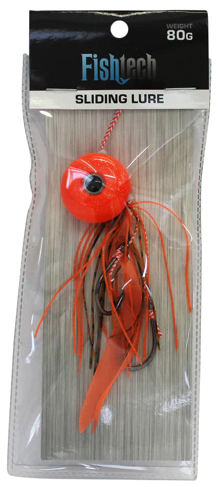 Fishtech Slippery Slider Lure 80g Orange