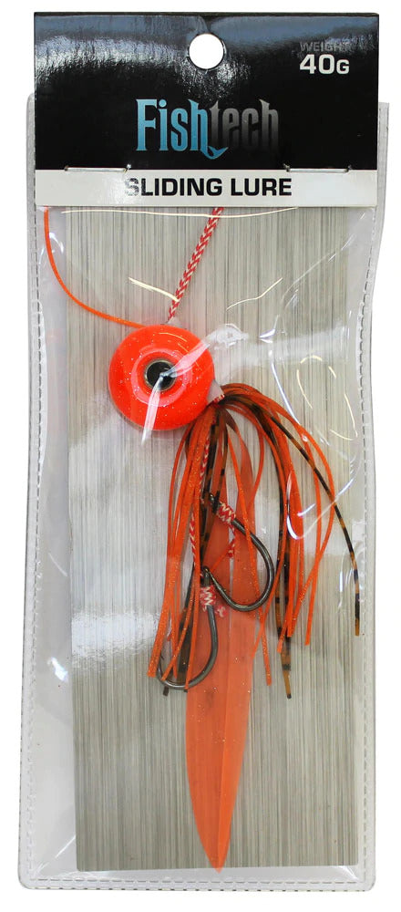 Fishtech Slippery Slider Lure 40g Orange