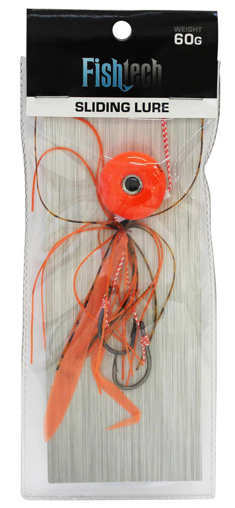 Fishtech Slippery Slider Lure 60g Orange