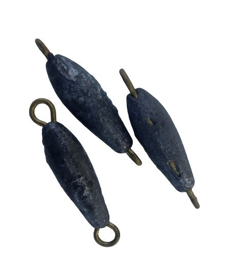 1/2 Oz In Line sinker Pack of 3