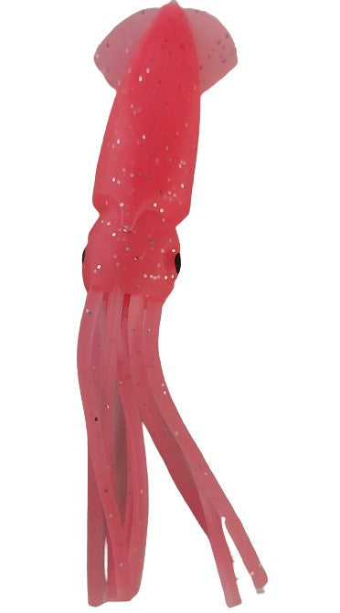 12.5cm Lumo Coloured Fishing Octopus Skirts Pink