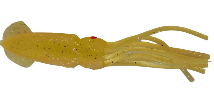 12.5cm Lumo Coloured Fishing Octopus Skirts Yellow