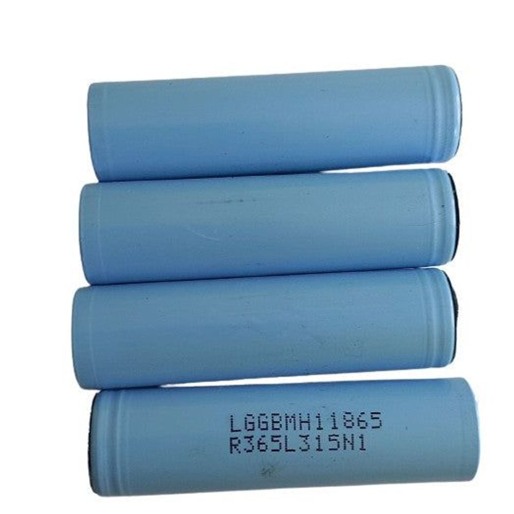 18650 USB Rechargeable Battery 3.7V 3400mah- Recycled 4 Batteries