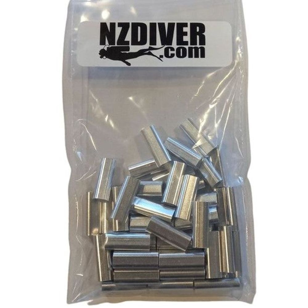 Aluminum Sleeves 2.0mm Crimp PKT 50