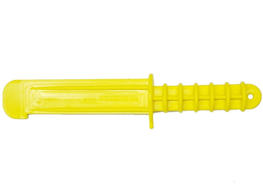 NZ Made Plastic Paua Knife and Measure