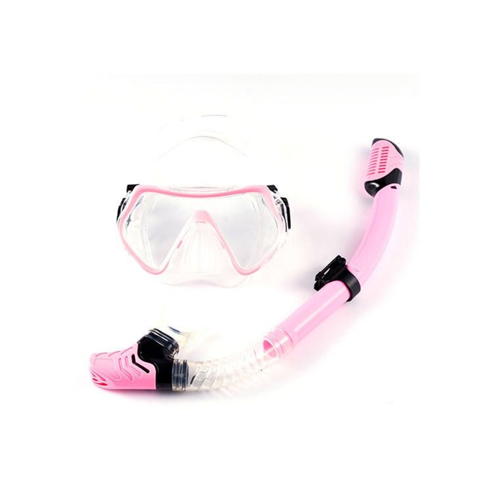 Southern Dolphin Adult Silicone Mask and Snorkel Set Pink