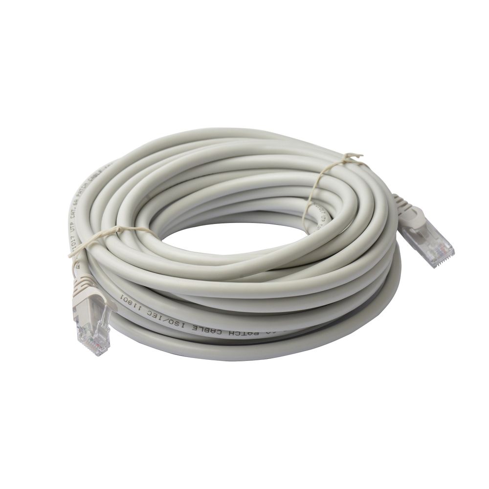 PL6A-50GRY - Cat 6a UTP Ethernet Cable, Snagless - 50m Grey