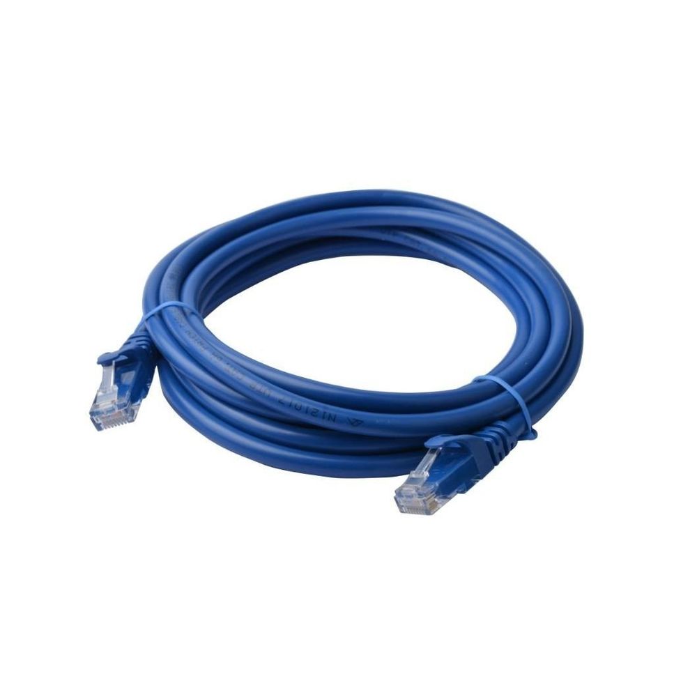 PL6A-30BLU - Cat 6a UTP Ethernet Cable, Snagless - 30m Blue