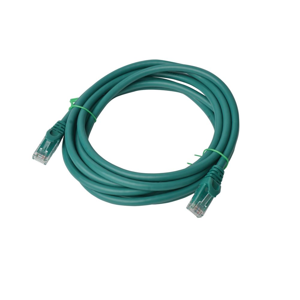 PL6A-3GRN - Cat 6a UTP Ethernet Cable, SnaglessÂ - 3m Green