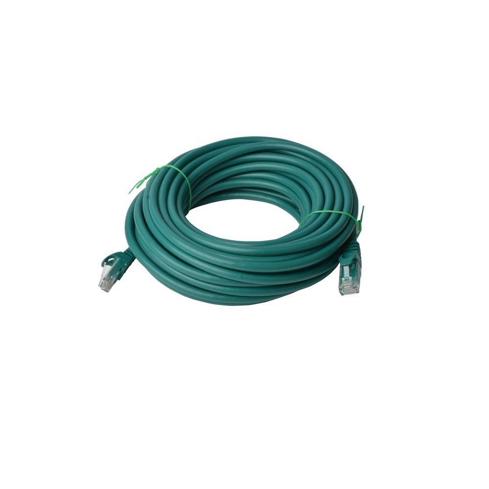 PL6A-50GRN - Cat 6a UTP Ethernet Cable, Snagless - 50m Green