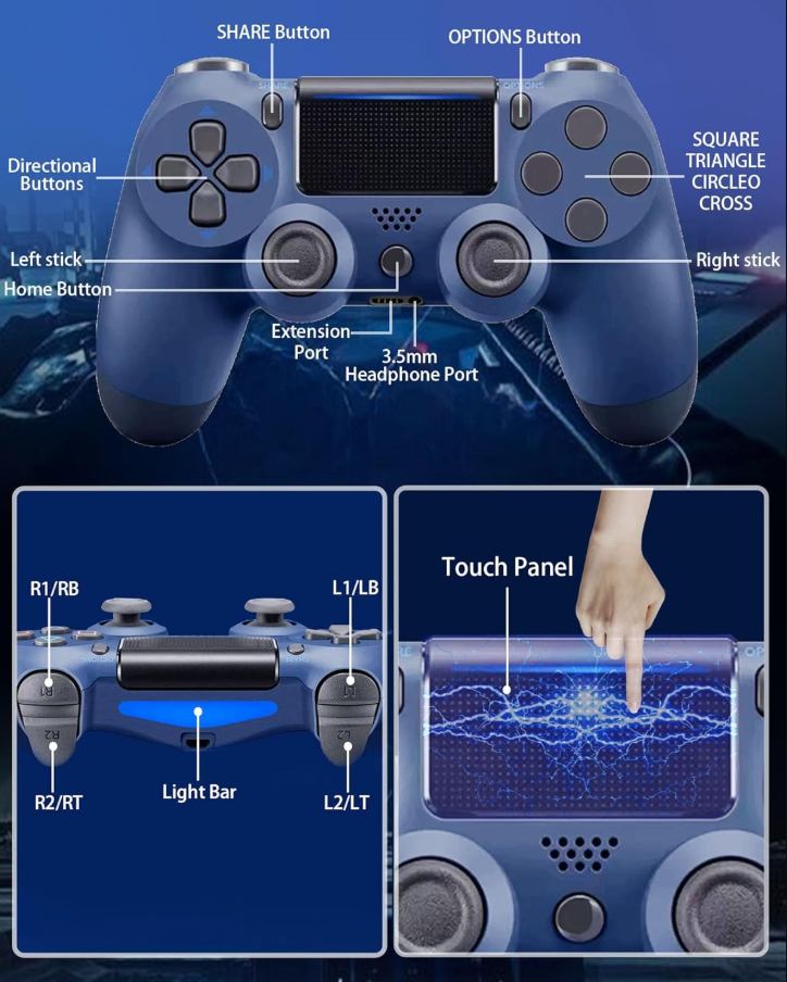 PS4 Controller - Navy Blue
