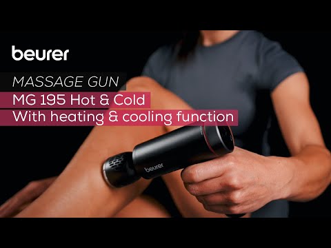 Beurer MG195 Hot & Cold Deep Tissue Massage Gun (Ripe Cherry Limited Edition)