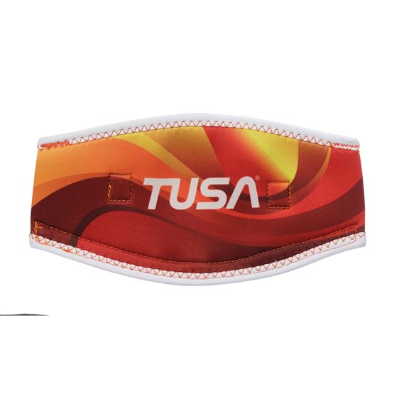 Premium Tusa Mask Strap Cover Orange