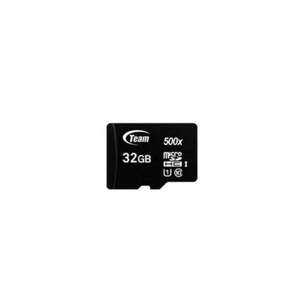 TUSDH32GCL10U03 - TEAM MICRO SDHC 32GB CLASS10 UHS-I W/1Adapter (Black-white card)