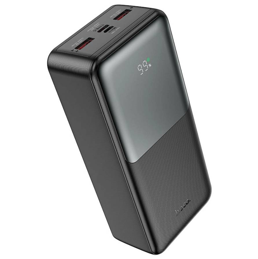 J136B 30000mAh Fast Charging Power Bank – 20W PD, Dual USB-A, Type-C Input/Output