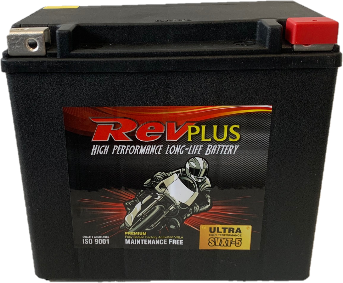 SVXT-5 - RevPlus Motorcycle Battery 12V 19Ah