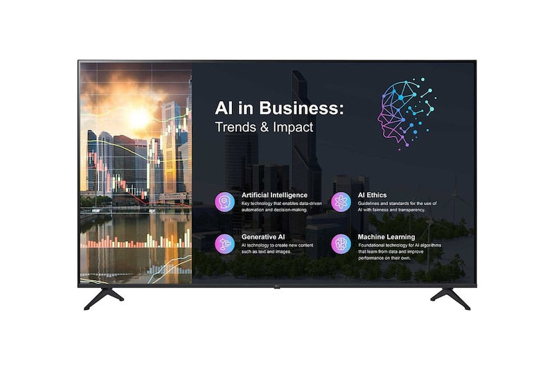 LG 50", UHD, 16:9, 300 NITS, 16/7, LANDSCAPE, HDMI X2 (50PK640S0SB)