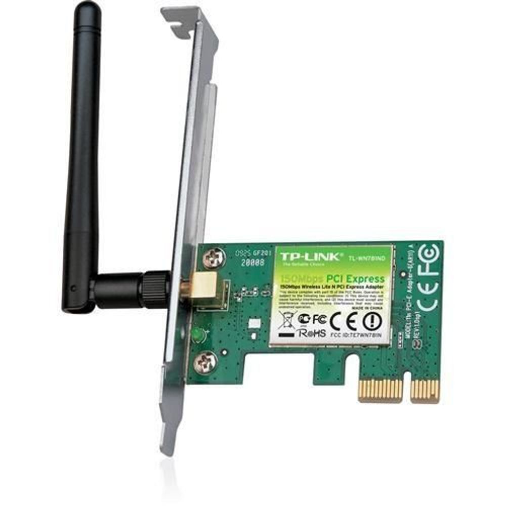 TL-WN781N - TP-Link 150M Lite-N Wireless PCI Express Adapter , works with 802.11n/g/b (TL-WN781ND)