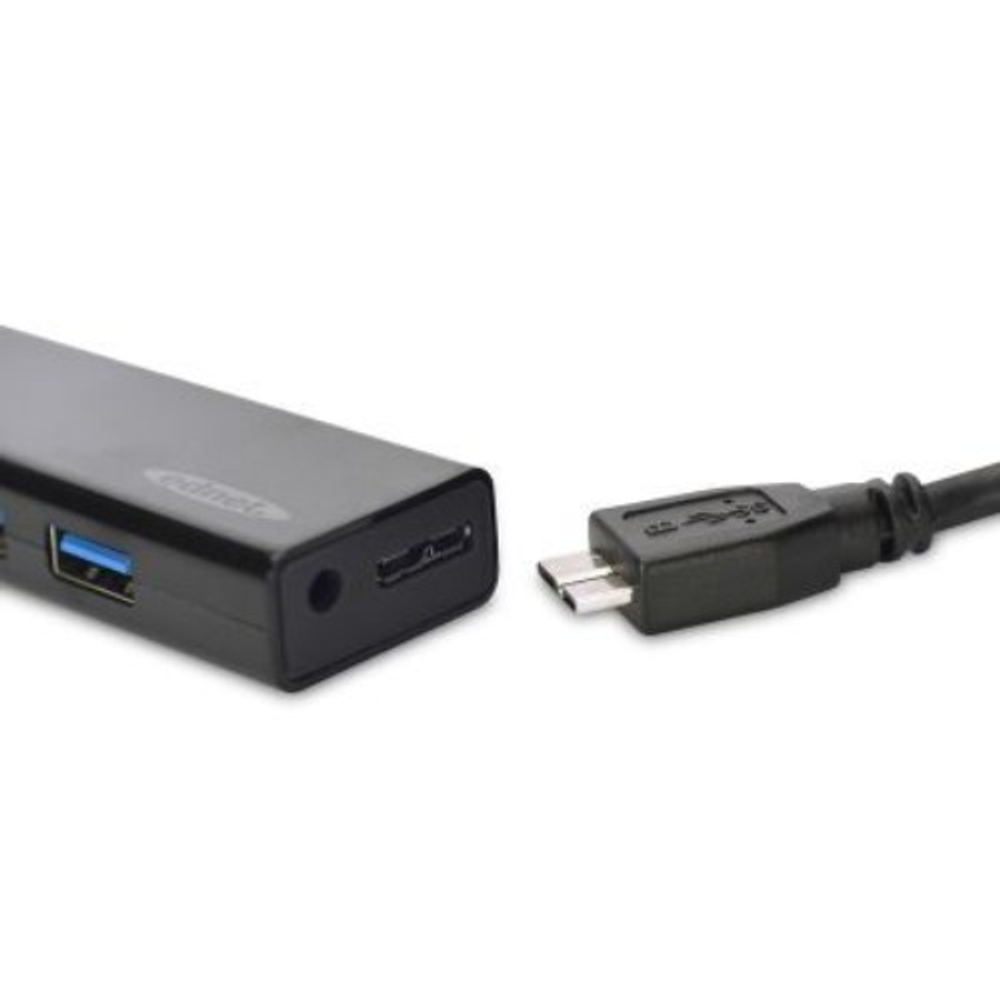 Ednet 4 Port USB 3.0 Powered Slim Hub