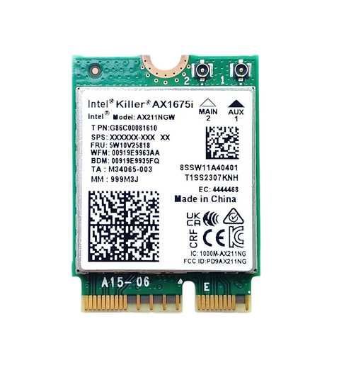 Acer Wireless LAN Intel 802.11ax (Wi-Fi 6E) AX211 M.2