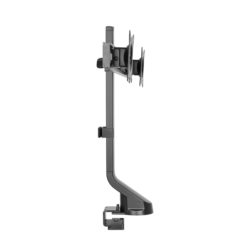 BRATECK 17-27'' Dual monitor desk mount. Sit/Stand workstation Compatible. Max load 7Kgs