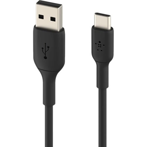 CAB001BT3MBK - Belkin BOOST CHARGE™ USB-C to USB-A Cable - 3 m USB/USB-C Data Transfer Cable - First End: 1 x USB Type C - Male - Second End: 1 x USB Type A - Male - Black