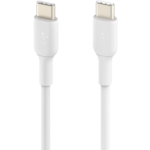 CAB003BT1MWH - Belkin USB-C Data Transfer Cable - 1 m USB-C Data Transfer Cable - First End: USB 2.0 Type C - Second End: USB 2.0 Type C - White