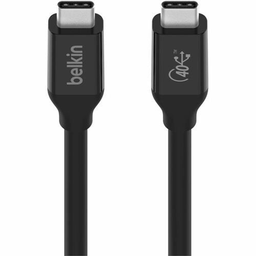 INZ001BT0.8MBK - Belkin USB-C Data Transfer Cable - 80 cm USB-C Data Transfer Cable - First End: USB4 Type C - Second End: USB4 Type C