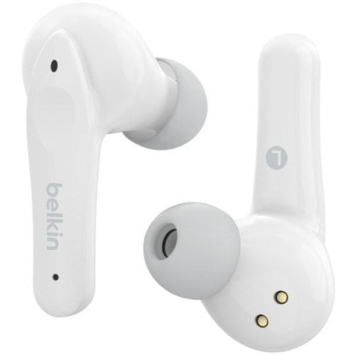PAC003BTWH - Belkin SOUNDFORM Nano Wire Earbuds for Kids  - Stereo - True Wire - Bluetooth - 1000 cm - Earbud - Binaural - In-ear - White