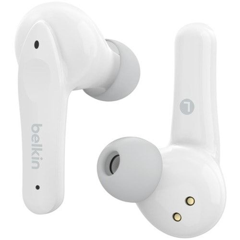 PAC003BTWH - Belkin SOUNDFORM Nano Wire Earbuds for Kids - Stereo - True Wire - Bluetooth - 1000 cm - Earbud - Binaural - In-ear - White