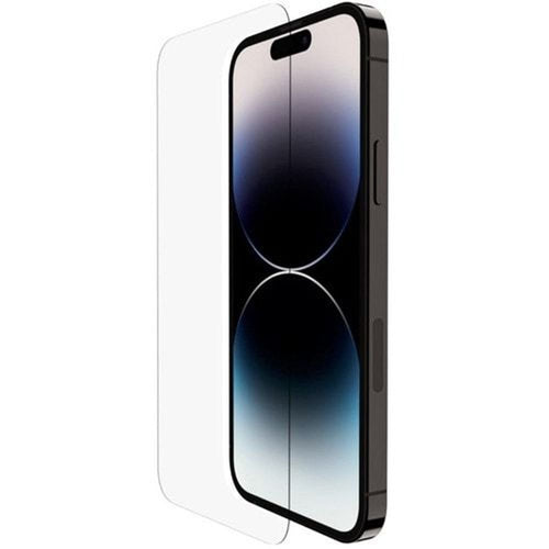 OVA101ZZ - Belkin ScreenForce TemperedGlass Treated Screen Protector for iPhone 14 Pro Crystal Clear - For LCD iPhone 14 Pro - Fingerprint Resistant, Impact Resistant, Scratch Resistant - 9H - Tempered Glass