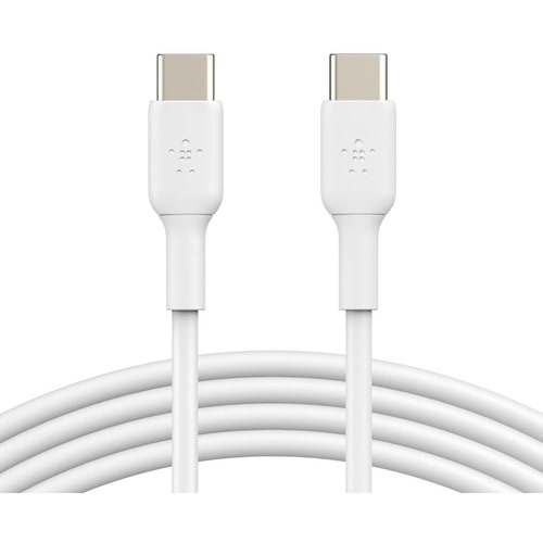 CAB003BT2MWH - Belkin BOOST CHARGE USB-C to USB-C Cable (2m / 6.6ft, White) - 2 m USB-C Data Transfer Cable for iPad mini, Smartphone - First End: 1 x USB Type C - Male - Second End: 1 x USB Type C - Male - White - 1 / Pack