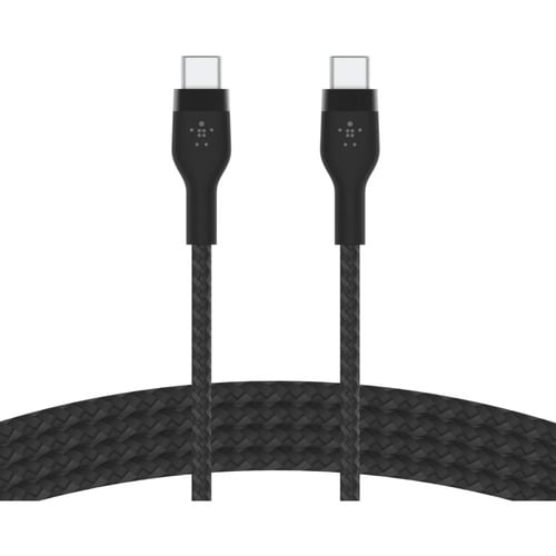 CAB011BT1MBK - Belkin USB-C to USB-C Cable - 1 m USB-C Data Transfer Cable for iPad Pro, iPad mini, iPad Air, Tablet, Smartphone, Notebook, MacBook Air - First End: 1 x 24-pin USB Type C - Male - Second End: 1 x 24-pin USB Type C - Male - Black