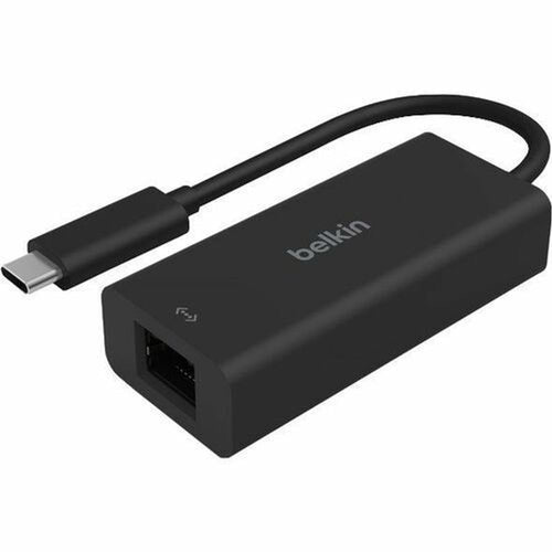 INC012BTBK - Belkin Connect USB-C to 2.5 Gb Ethernet Adapter - USB Type C - 320 MB/s Data Transfer Rate - 1 Port(s) - 1 - Twisted Pair - 10/100/1000Base-T