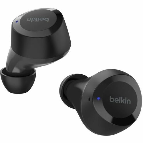 AUC009BTBLK - Belkin SoundForm Bolt Wire Earbuds - Stereo - True Wire - Bluetooth - Earbud - Binaural - In-ear - Black