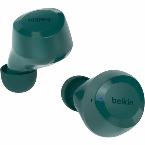 AUC009BTTE - Belkin SoundForm Bolt Wire Earbuds - Mono, Stereo - Wire - Bluetooth - 1000 cm - Earbud - Binaural - In-ear - Blue, Teal