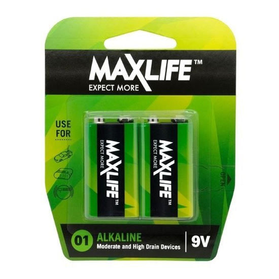 MAXLIFE_9V_Alkaline_Battery_2_Pack_Long_Lasting_Alkaline_Formula