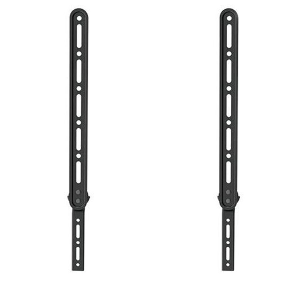 BRATECK Universal Sound Bar Wall Bracket. Attaches to VESA holes of TV for mounting below TV. Fits most 23''~65'' TVs.