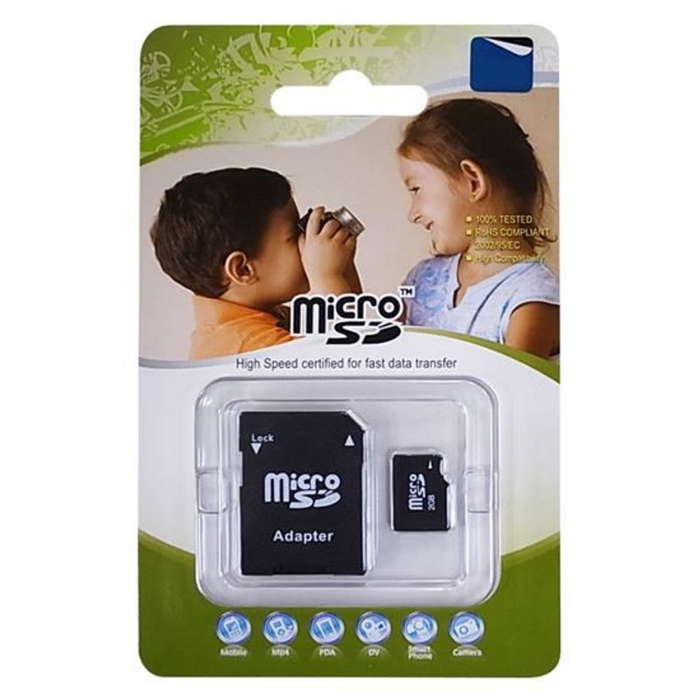 16GB Micro SD High-Speed Certified Flash Card with Adapter