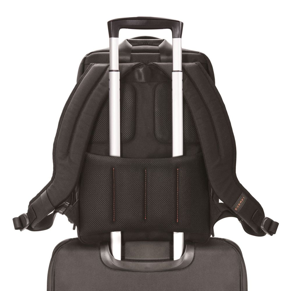 EKP132 EVERKI Onyx Laptop Backpack. Up to 15.6''. Travel Friendly. Hard-Shell Quick-Access Sungless Case