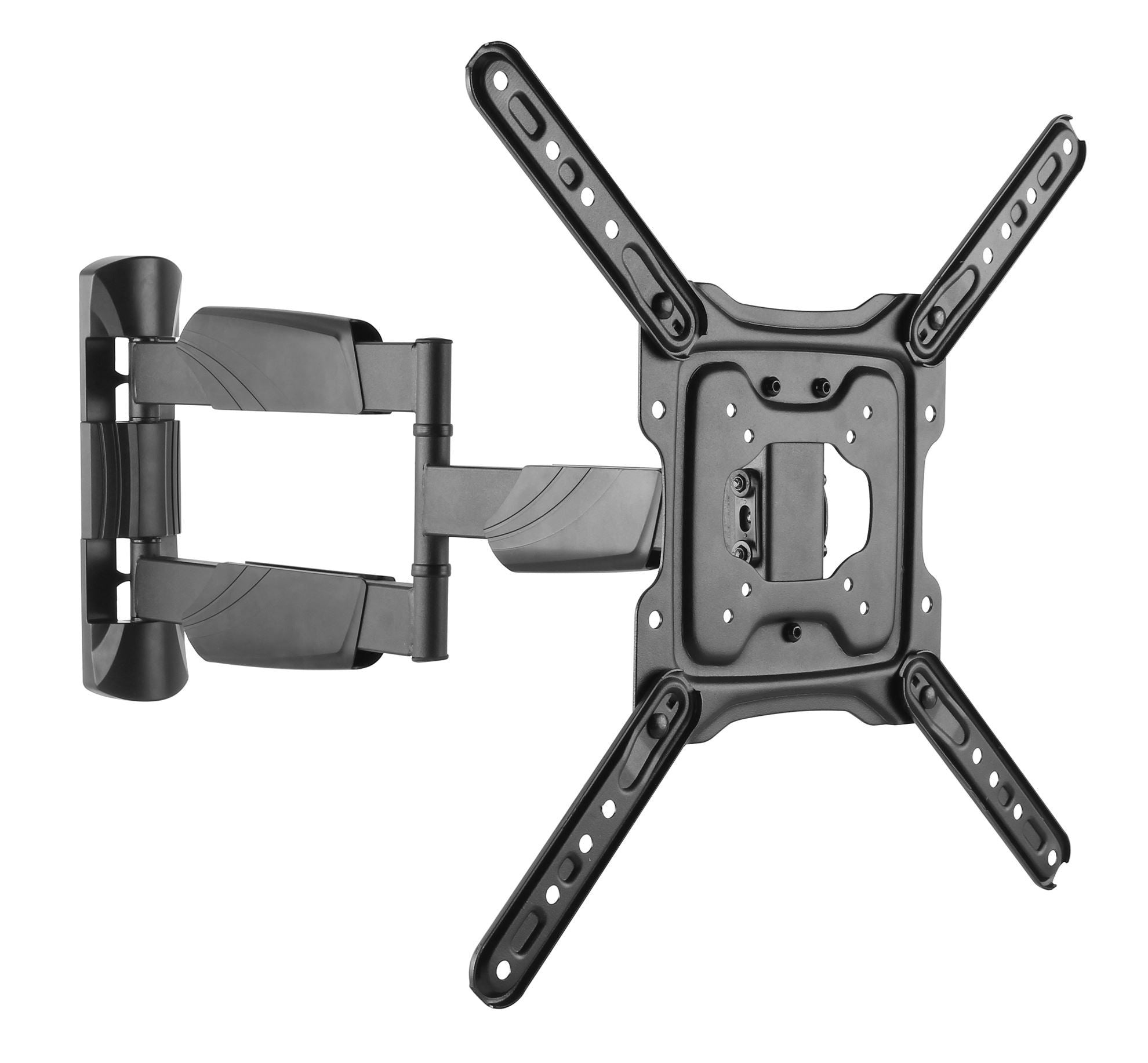 BRATECK 23''-55'' Full motion TV wall mount bracket. Extend, tilt and swivel. VESA Support up to: 400x400