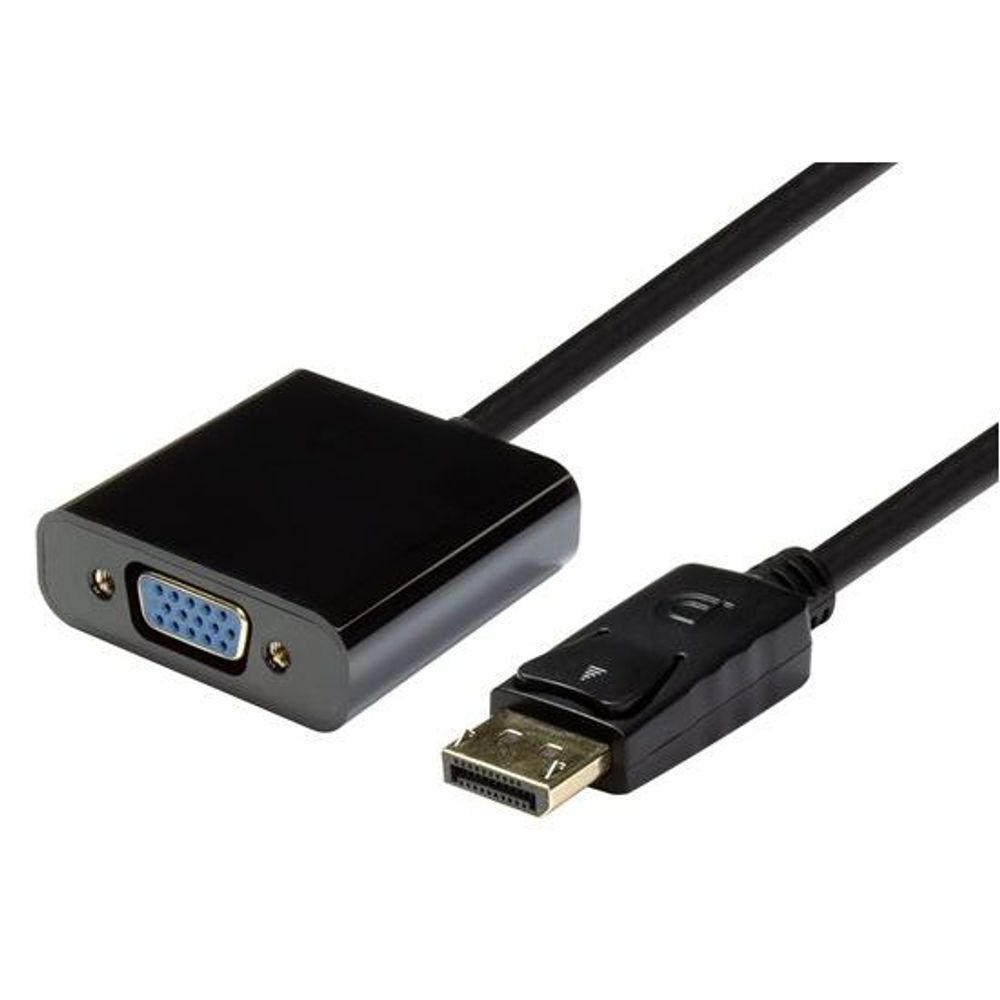 DYNAMIX 0.2m DisplayPort to VGA Female Cable Adapter.