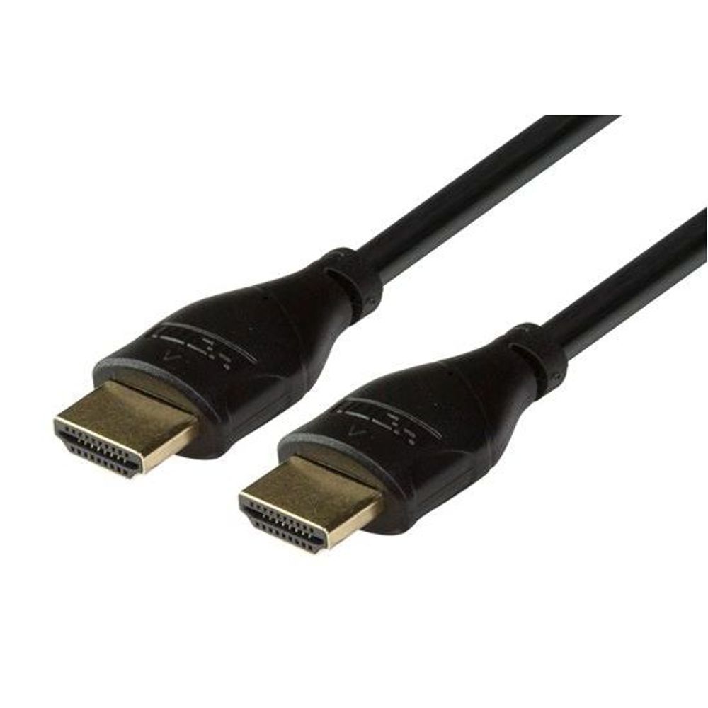 DYNAMIX 0.3m HDMI 10Gbs Slimline High-Speed Cable with Ethernet.