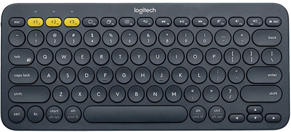 logitech k380 multi-device bluetooth keyboard - black tech supply shed