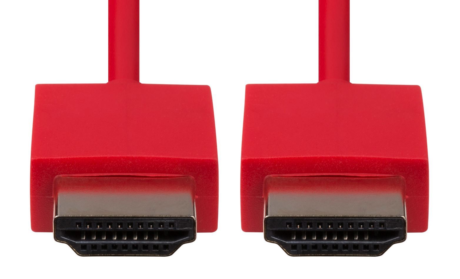DYNAMIX_0.5M_HDMI_RED_Nano_High_Speed_With_Ethernet_Cable._Designed_for_UHD_Display_up_to_4K2K@60Hz._Slimline_Robust_Cable._Supports_CEC_2.0,_3D,_&_ARC._Supports_Up_to_32_Audio_Channels. 767