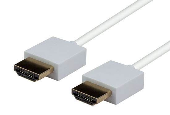 DYNAMIX_3M_HDMI_WHITE_Nano_High_Speed_With_Ethernet_Cable._Designed_for_UHD_Display_up_to_4K2K@60Hz._Slimline_Robust_Cable._Supports_CEC_2.0,_3D,_&_ARC._Supports_Up_to_32_Audio_Channels. 793