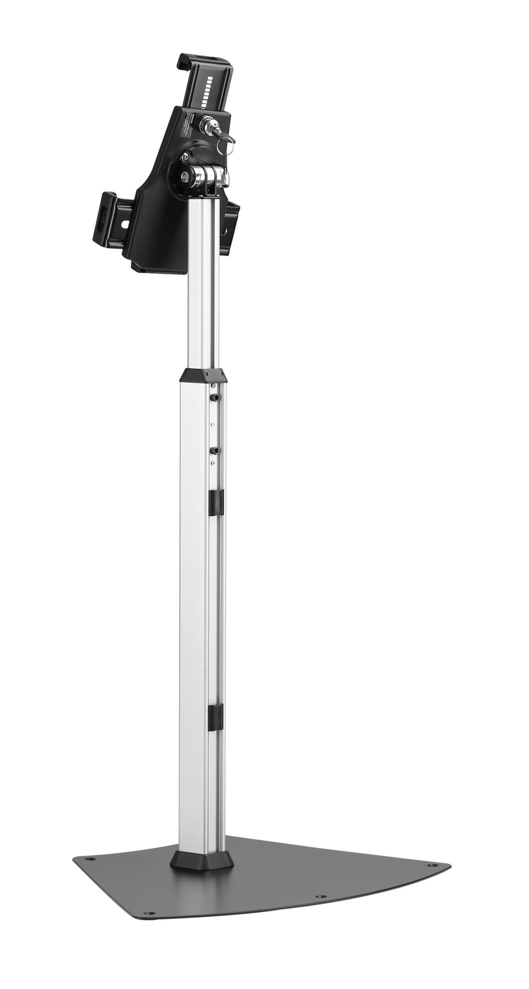 BRATECK Anti-Theft Tablet Floor Stand with Built-in Height Adjust. For 7.9-10.5 Tablets Including Apple iPad & Samsung Galaxy