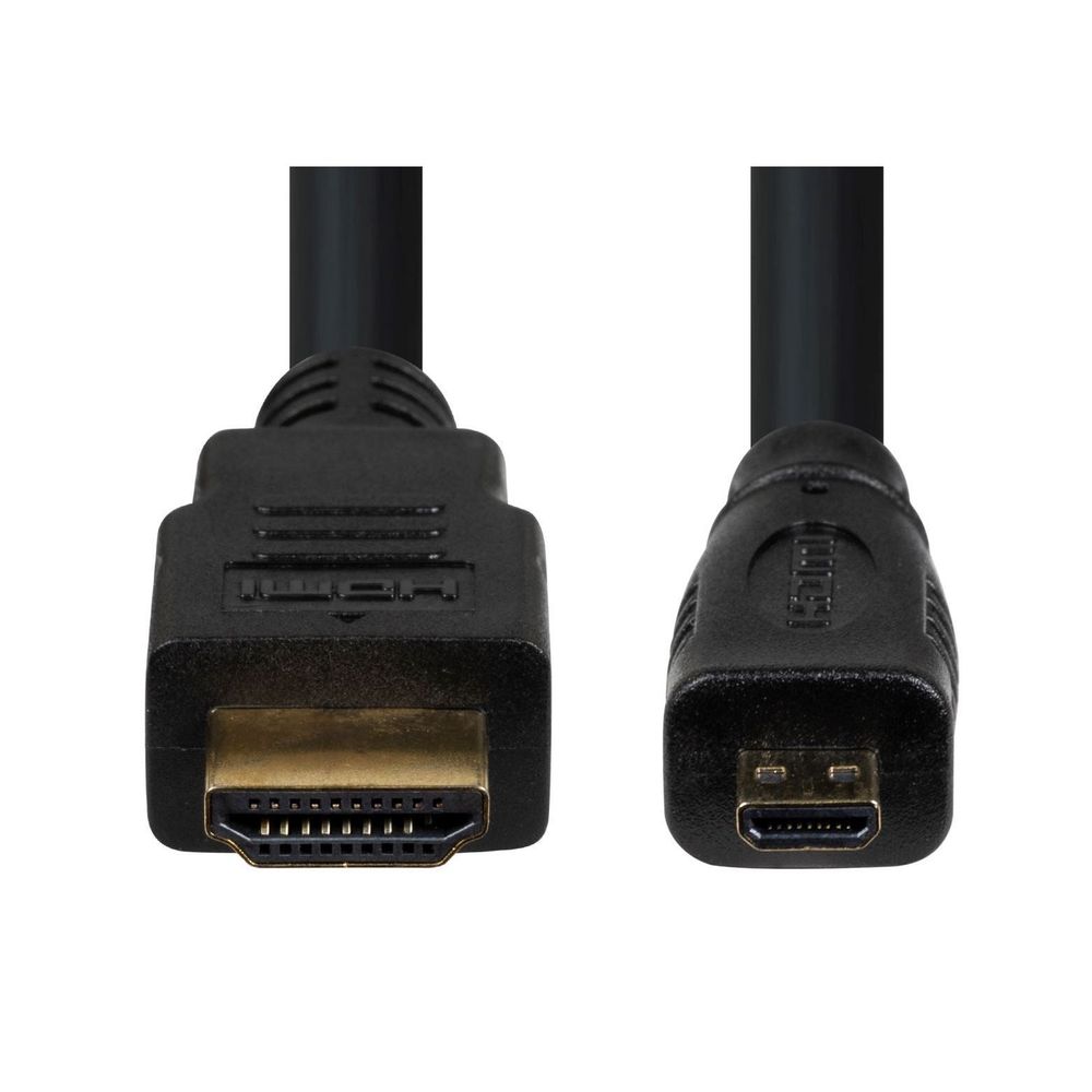 DYNAMIX 1m HDMI to HDMI Micro Cable v1.4. Res: 4K@30Hz. Colour