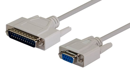 DYNAMIX_2m_PC_AT_Serial_Printer_Cable_-_Moulded._DB9F/DB25M 1044
